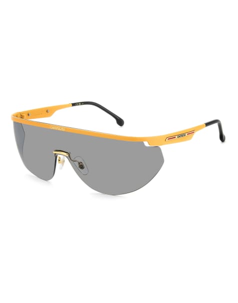 Carrera - Flaglab - Lunettes de soleil rectangulaires avec verres gris - Gris - view 1