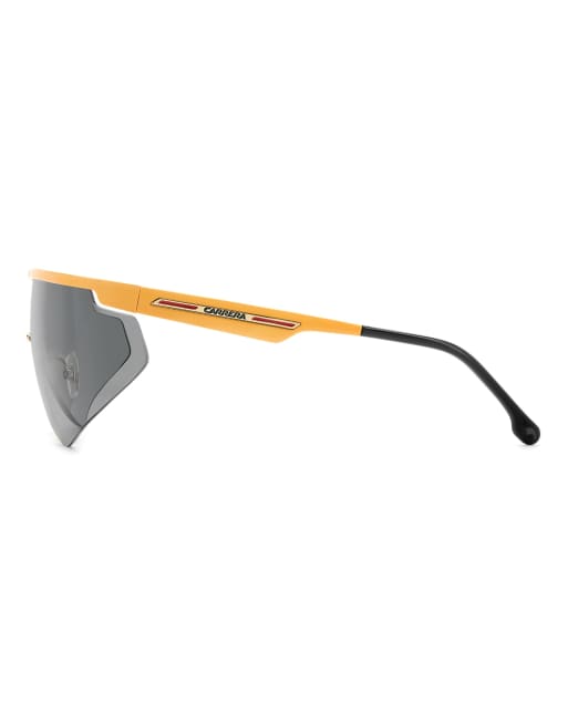 Carrera - Flaglab - Occhiali da sole rettangolari grigi con lenti grigie, 2 di 3