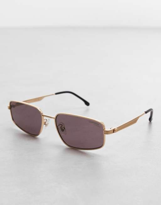 Carrera - Lunettes de soleil rectangulaires à verres mauves - Rose, 4 de 4