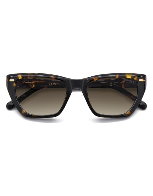 Carrera – Rechteckige Sonnenbrille in Braun mit braunen Gläsern, 3 von 4