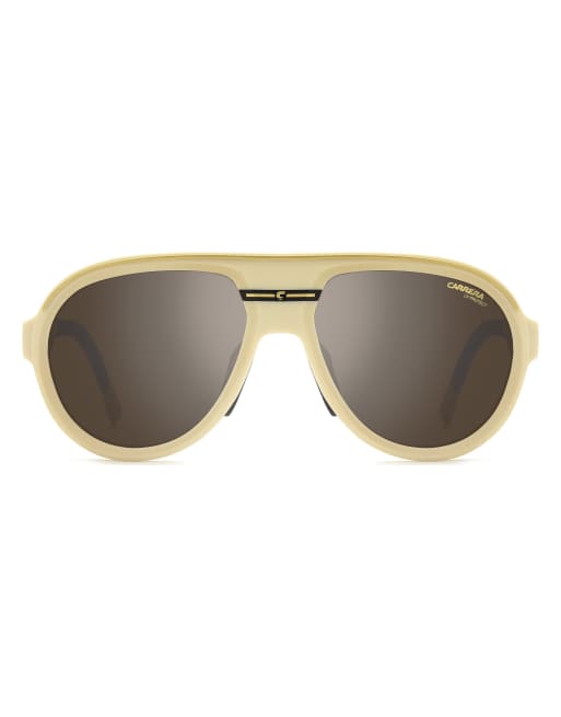 Carrera - Sport Pilot - Occhiali da sole con lenti argentate color oro