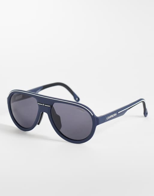 Carrera Sport pilot sunglasses with grey lenses in blue - MBLUE, 3 of 3