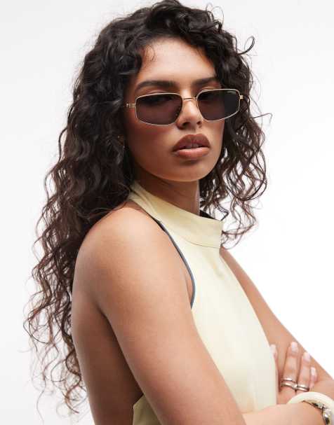 Carrera Sunglasses - Occhiali da sole rettangolari rosa con lenti malva - view 1