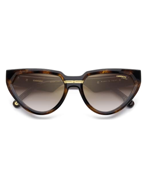 Carrera - Victory C - Gafas de sol marrones estilo ojos de gato con diseño geométrico y lentes marrones, 2 de 4