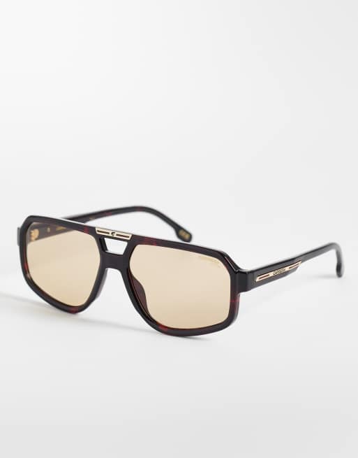 Carrera - Victory C - Gafas de sol rojas estilo navegante con lentes marrones, 3 de 3