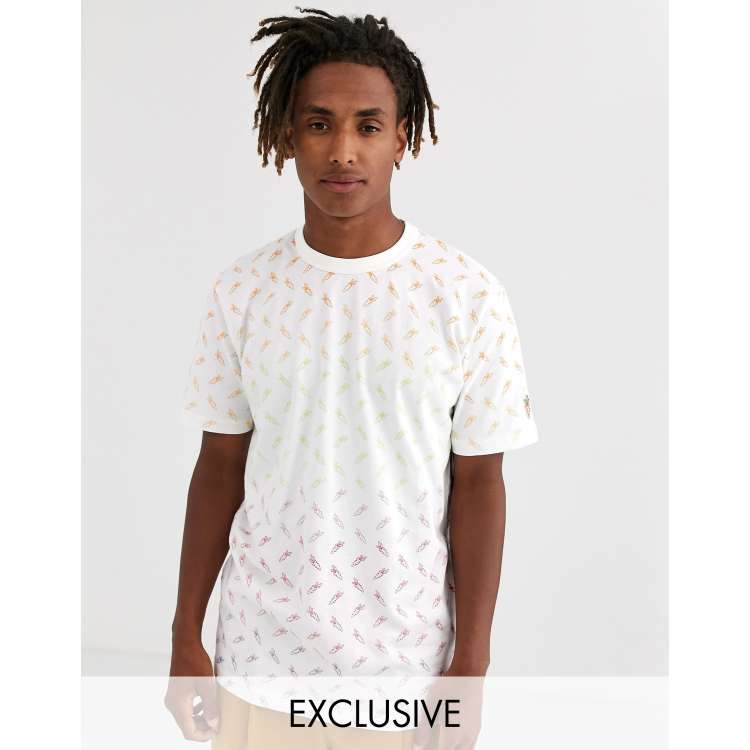 over print Carrot juice LS Tee ivory-