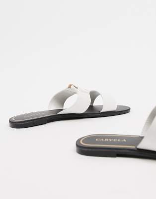 carvela white sandals