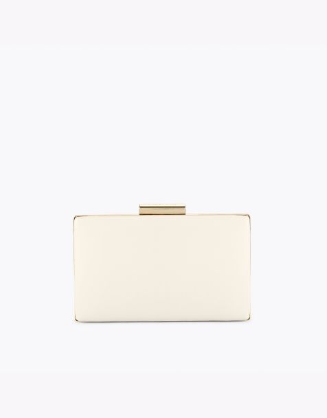 Carvela Aintree clutch in bone - view 1