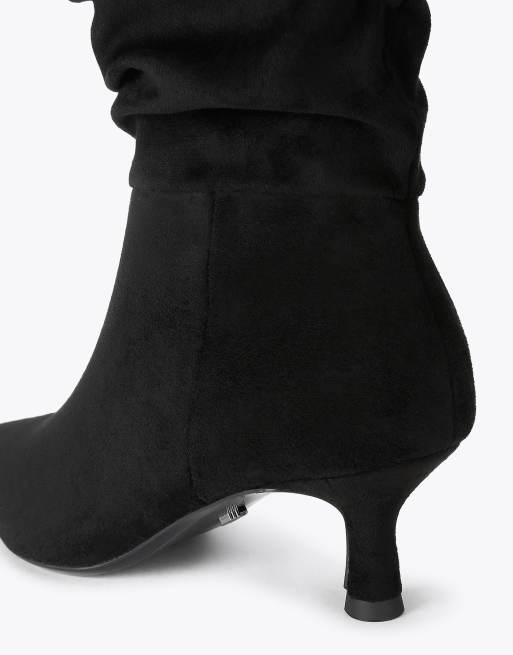 Carvela Alina slouch boot knee boots in black, 4 of 4
