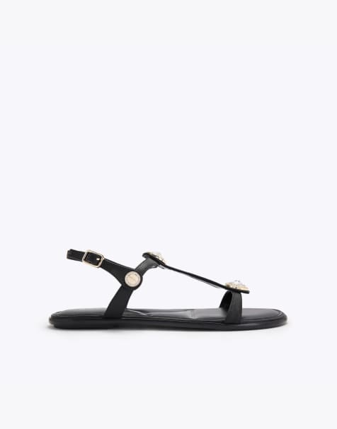 Carvela Amalia sandal flat sandals in black - view 1