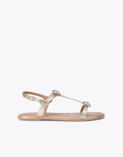 Carvela Amalia sandal flat sandals in gold - view 1