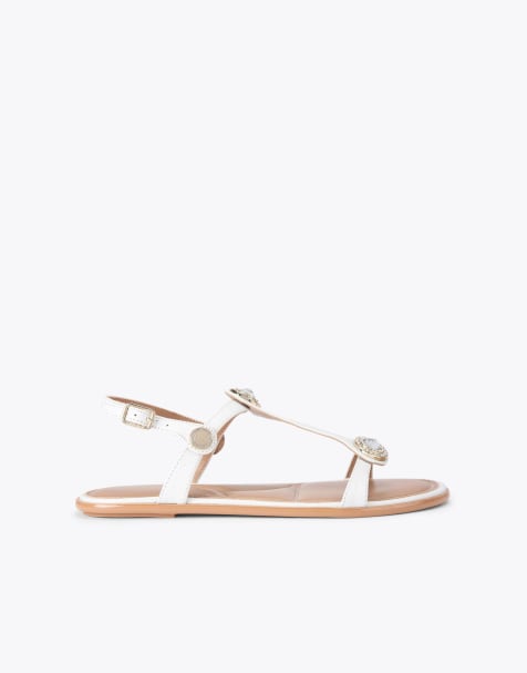 Carvela Amalia sandal flat sandals in white - view 1