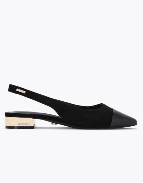 Carvela Amelia flat sandals in black - view 1