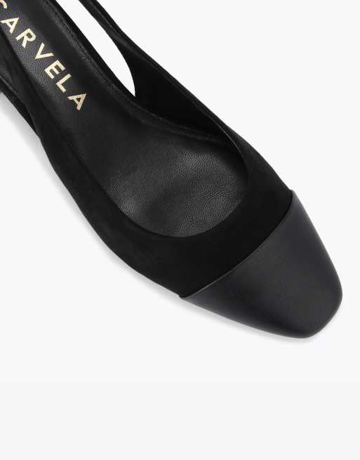 Carvela Amelia flat sandals in black, 4 of 4