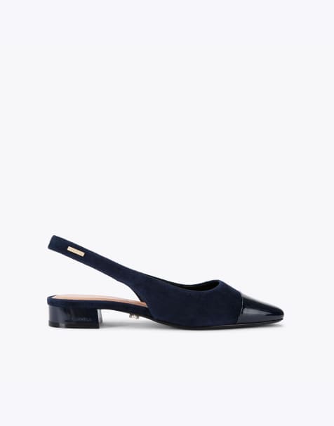 Carvela Amelia heeled shoes in navy - view 1