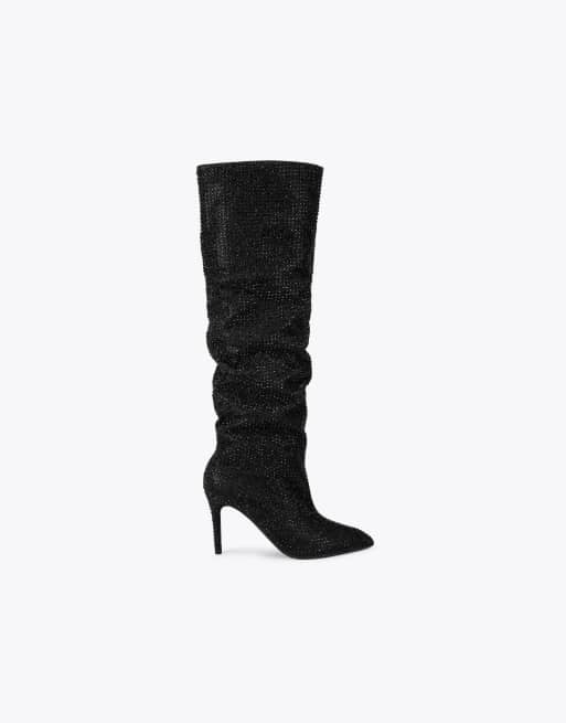 Carvela Amore knee boots in black