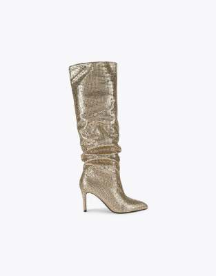  Amore knee boots in bronze