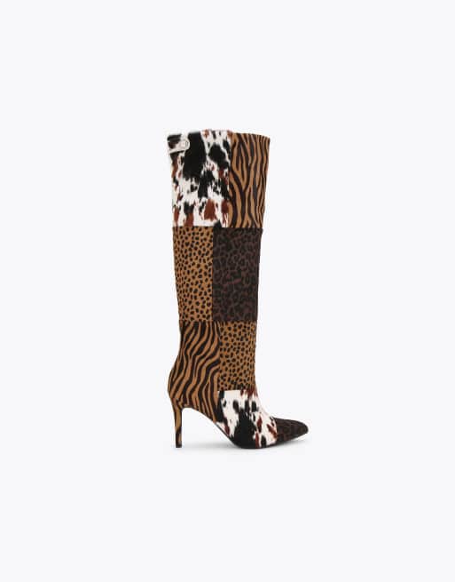 Carvela Amore knee boots in brown