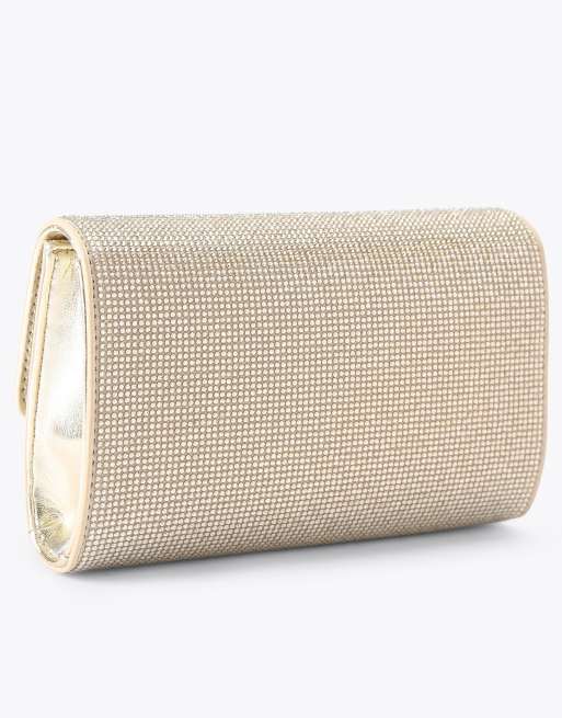 Carvela Anna bag clutch in gold, 3 of 4