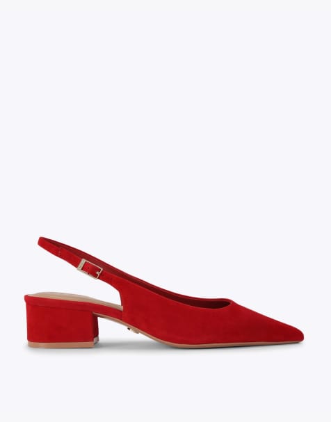 Carvela Armonia sling heeled shoes in red - view 1