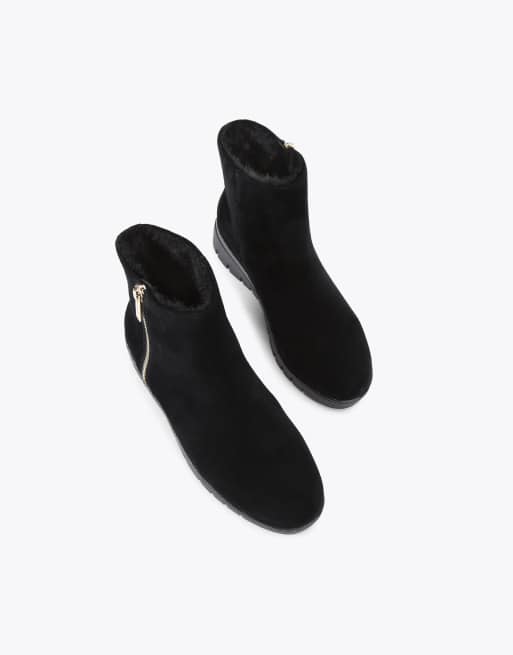 Carvela Bello zip mid ankle boots in black, 2 of 4