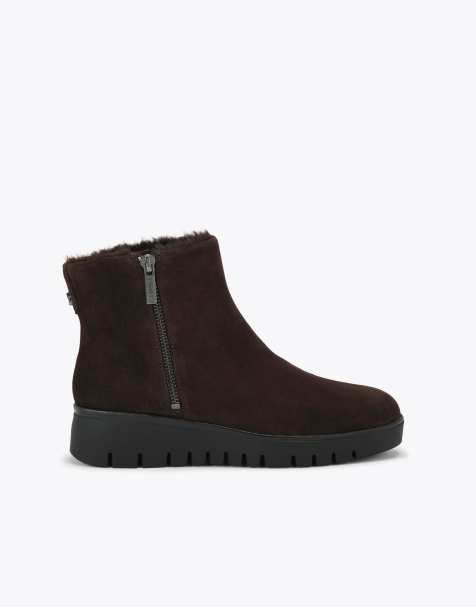 Carvela Bello zip mid ankle boots in brown - view 1