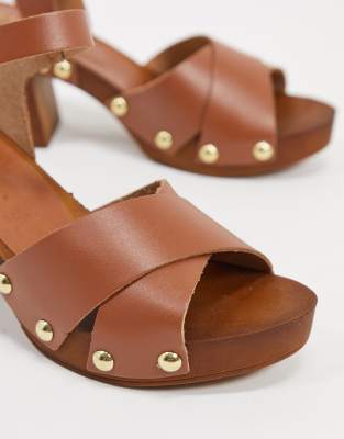 carvela klever sandals tan leather