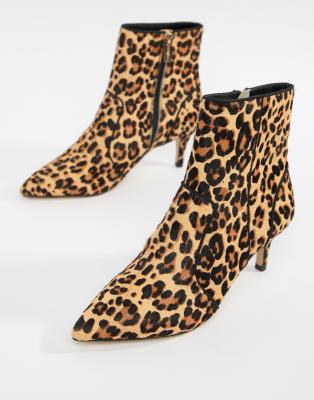 bottines chaussettes leopard