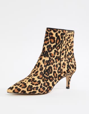 bottines chaussettes leopard