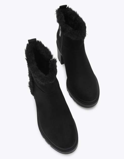 Carvela Boulder cosy mid ankle boots in black, 2 of 4