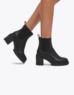  Boulder heeeled high ankle boots 