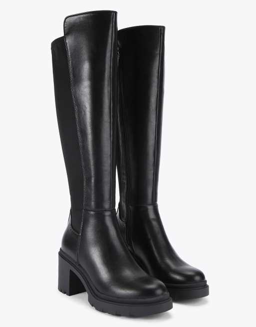 Carvela Boulder high leg knee boots in black, 2 of 4