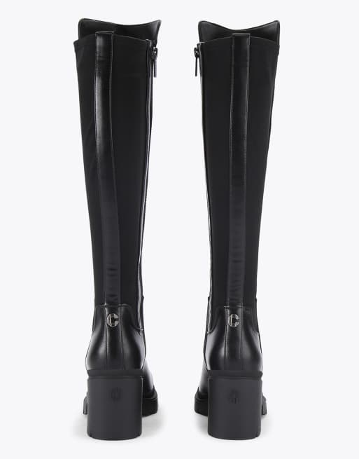 Carvela Boulder high leg knee boots in black, 3 of 4