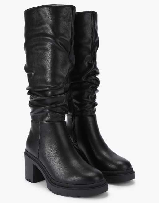 Carvela Boulder slouch knee boots in black, 2 of 4