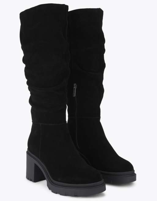 Carvela Boulder slouch knee boots in black, 2 of 4