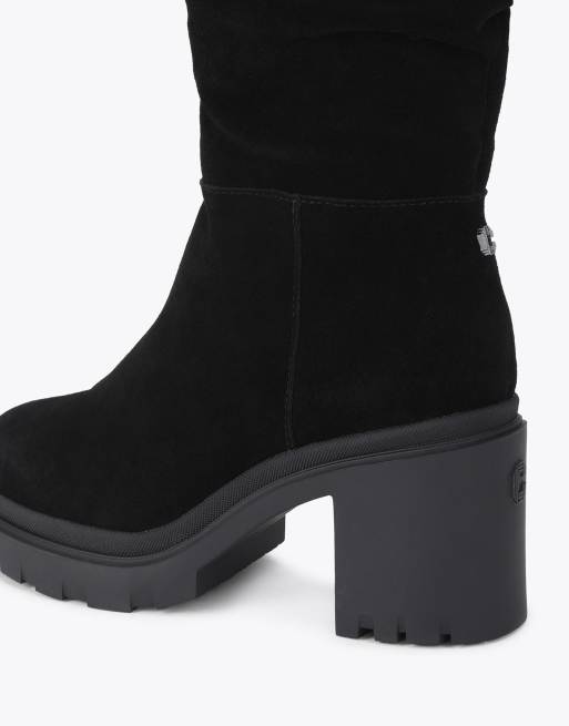 Carvela Boulder slouch knee boots in black, 4 of 4