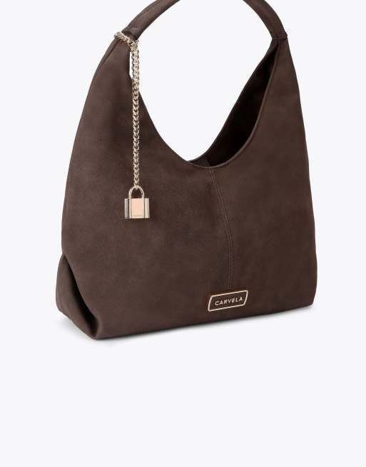 Carvela Cassia mini tote in brown, 2 of 4