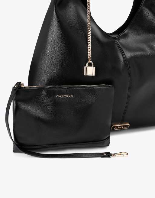 Carvela Cassia shoulder bag in black, 4 of 4