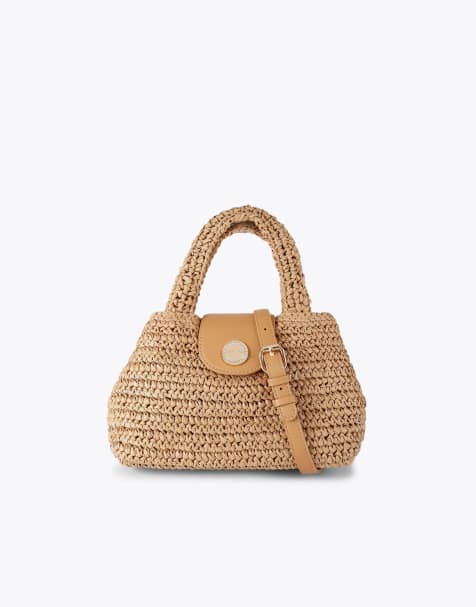 Carvela Cheska top handle shoulder bag in tan - view 1