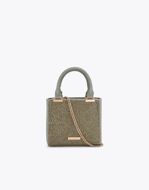 Carvela Cinzia diamante tote in bronze combination - view 1