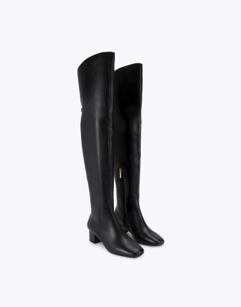 Carvela Cleo otk knee boots in black - view 1