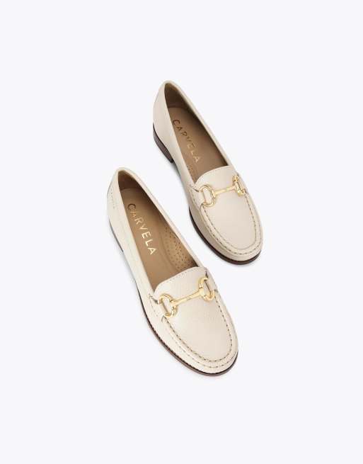 Carvela Comfort Click flat shoes in bone, 2 of 4