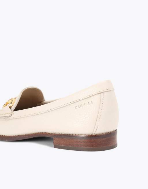 Carvela Comfort Click flat shoes in bone, 3 of 4