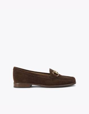  Click flat shoes in dark brown