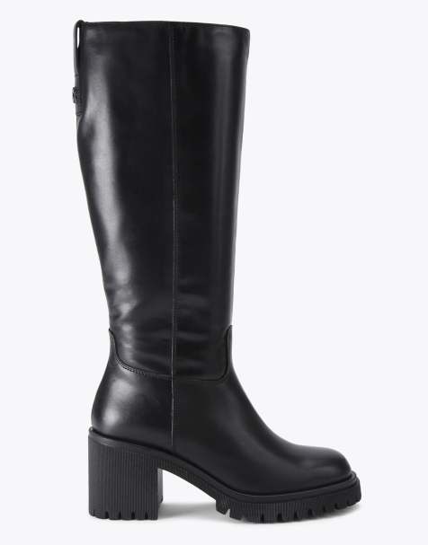 Carvela Comfort Mega high knee boots in black - view 1