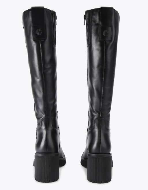 Carvela Comfort Mega high knee boots in black, 3 of 4