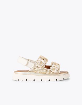  Pavilion slingback flat sandals  combination