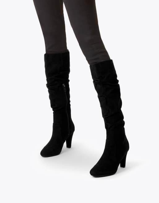 Carvela Comfort Tampa high leg knee boots in black, 4 of 4