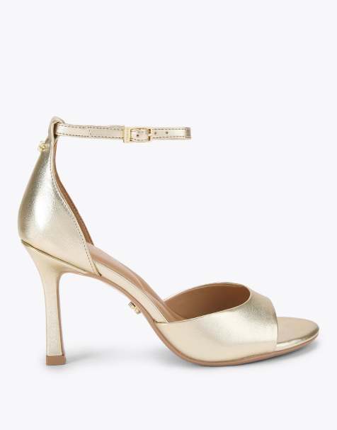 Carvela Corletta sandal heeled sandals in gold - view 1
