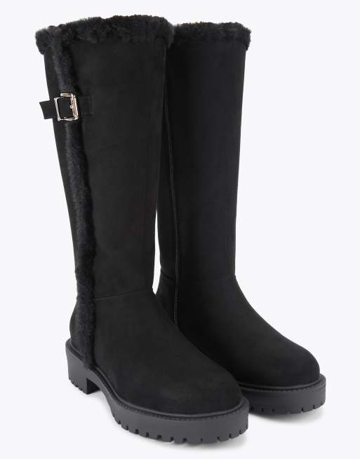 Carvela Cosy long boot knee boots in black, 2 of 4